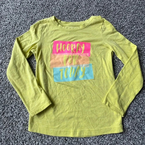 Cat and jack long sleeve girl tee - Picture 1 of 4